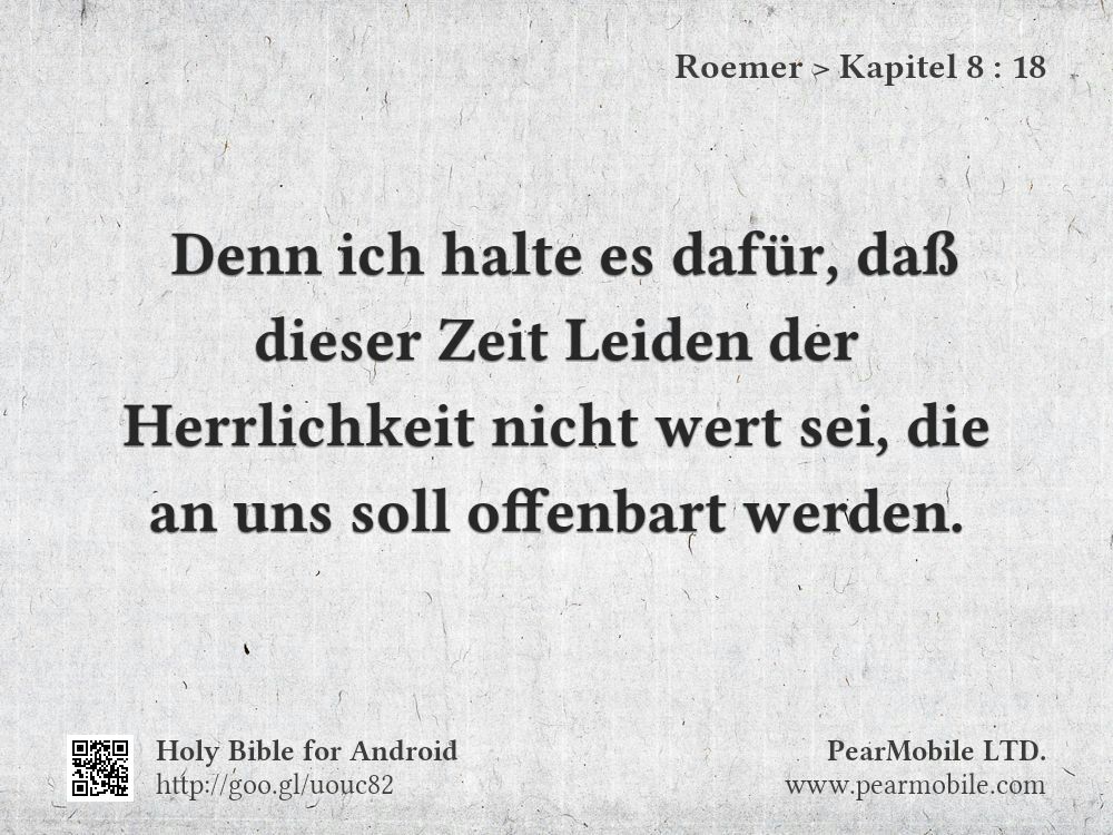 Roemer, Kapitel 8:18